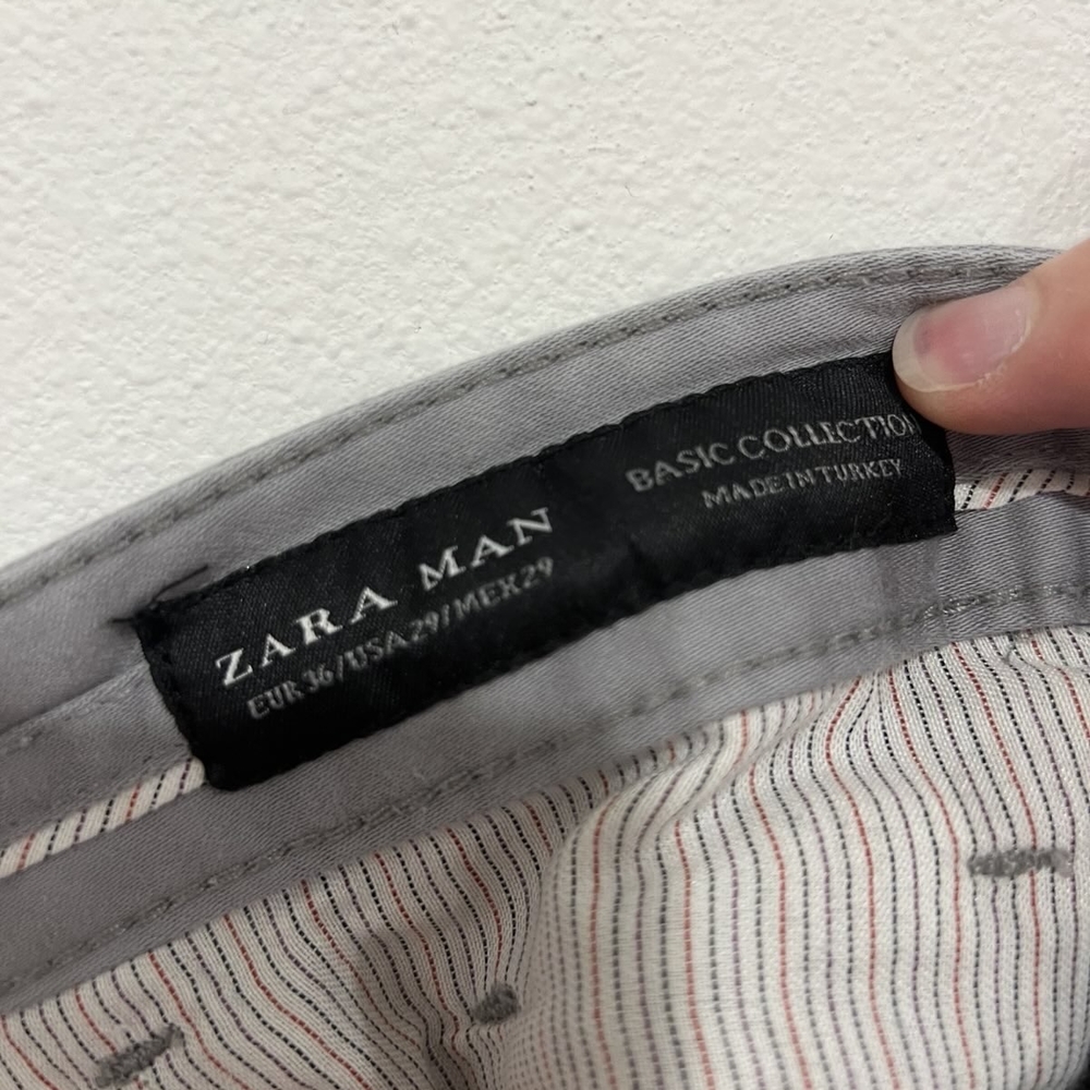 Zara Gray Basic Collection Trousers - image 3